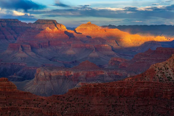 Sunset Grand Canyon National Park South Rim Arizona Usa — Stock Photo, Image