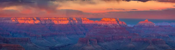 Sunset Grand Canyon National Park South Rim Arizona Usa — Stock Photo, Image