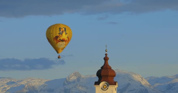 Festival Internacional Globos Aire Caliente Salzburgo Austria Mayo 2019 — Vídeo de stock