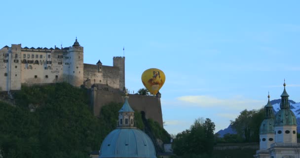 Uluslararası Sıcak Hava Balonu Festivali Mayıs 2019 Tarihinde Avusturya Nın — Stok video