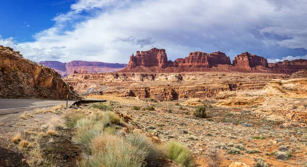 Hite Crossing Bridge Arch Bridge Carries Utah State Route Colorado — Stock Photo, Image