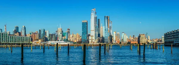 Views New York City Banks Hudson River Lincoln Harbor New — Stock Photo, Image