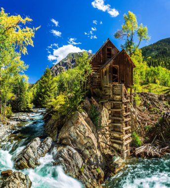 Marble City, Colorado 'daki Crystal Mill, ABD