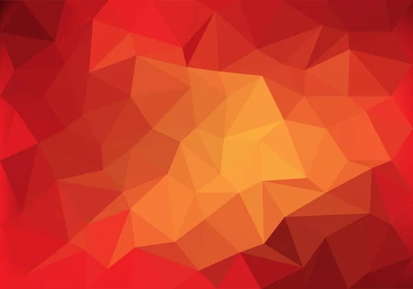 Abstrakt Červený Tón Mnohoúhelníkových Pozadí Textury Vektorové Ilustrace — Stockový vektor