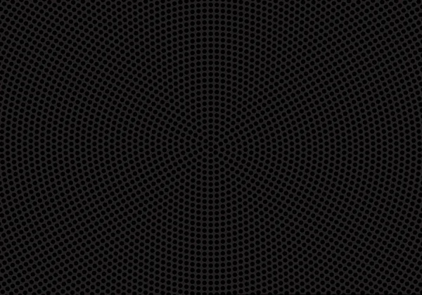 Абстрактне Чорне Коло Сітки Динамік Візерунок Фон Векторні Ілюстрації — стоковий вектор