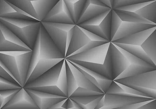 Abstraktní Šedý Trojúhelník Mnohoúhelník Vzor Pozadí Textury Vektorové Ilustrace — Stockový vektor
