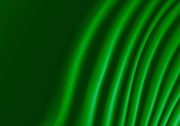 Courbe Onde Tissu Vert Abstrait Avec Illustration Vectorielle Fond Luxe — Image vectorielle