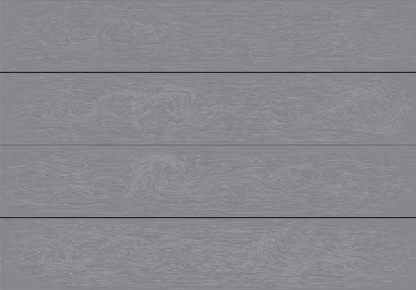 Realistico Grigio Legno Plancia Modello Sfondo Texture Vettore Illustrazione — Vettoriale Stock