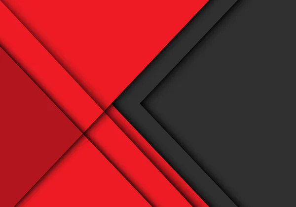 抽象灰色箭头重叠在红色设计现代未来主义背景向量例证 — 图库矢量图片