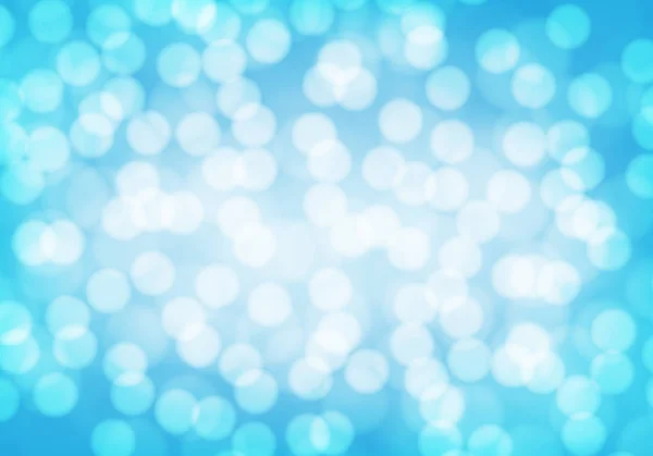 Resumen Azul Bokeh Difuminación Luz Fondo Lujo Vector Ilustración — Vector de stock