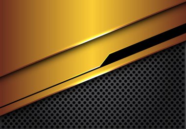 Modern arka plan daire futuristik koyu gri çizgi lüks renk siyah tasarlamak vektör.