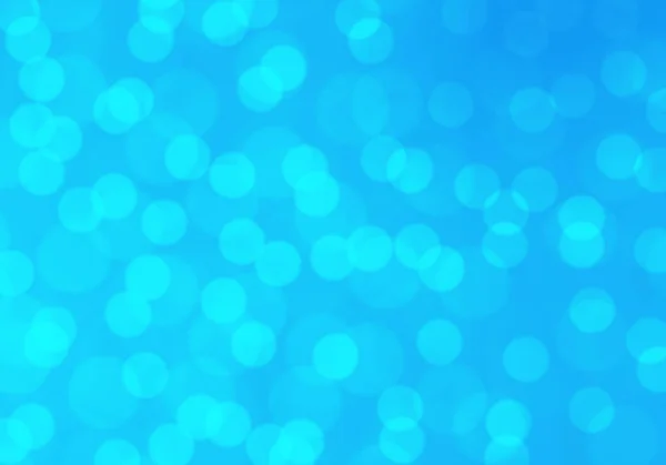 Albastru Abstract Blur Bokeh Lumina Fundal Vector Ilustrare — Vector de stoc