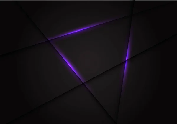 Abstract Violet Light Line Cross Dark Grey Design Modern Luxury — 스톡 벡터