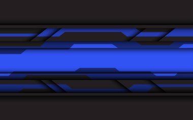 Gri tasarım modern fütüristik arka plan vektör illüstrasyon soyut mavi teknoloji devre si çokgen çizgi.