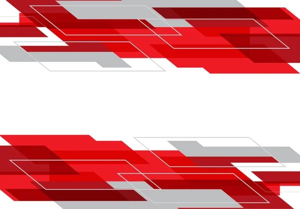 Soyut kırmızı gri geometrik beyaz tasarım modern fütüristik teknoloji arka plan vektör illüstrasyon.
