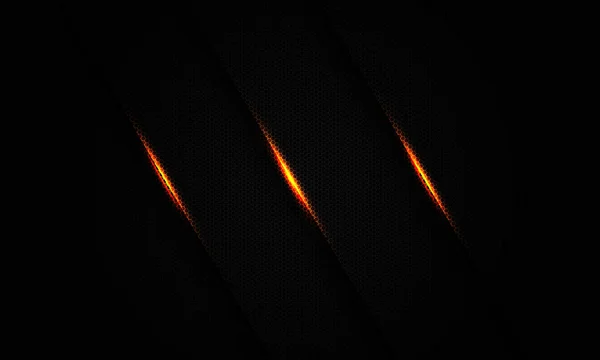 Abstrait Triple Lumières Ombre Sur Sombre Hexagone Maille Conception Moderne — Image vectorielle