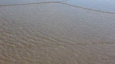 Küçük kıyı dalgalar, doğal arka plan, Ob depo, Rusya Federasyonu