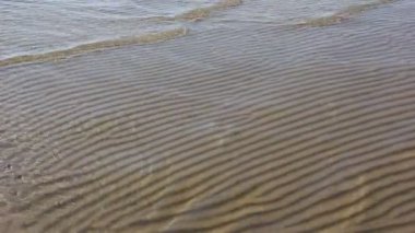 Küçük kıyı dalgalar, doğal arka plan, Ob depo, Rusya Federasyonu