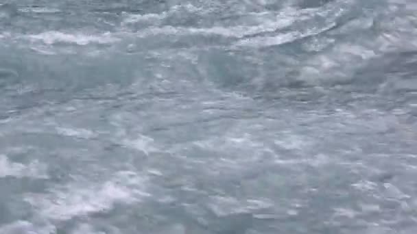 高原河流的水面 自然背景 库切拉河 阿尔泰山 — 图库视频影像