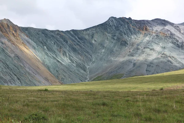 Vista Las Montañas Colores Garganta Yarlu Monte Altai Rusia — Foto de Stock