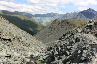 Görünümünü gorge Yarlu, Altay Dağları, Rusya Federasyonu