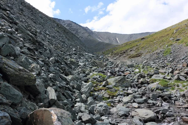 Vue Depuis Col Kara Turek Montagnes Altaï Russie — Photo