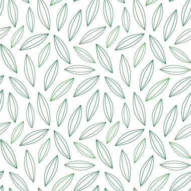 Tropikal yaprakların deseni. Afişler, kartpostallar, kartpostallar için arka plan. Vektör illüstrasyonu