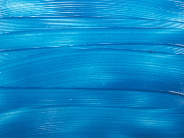 Háromdimenziós stroke, kék festékkel, fehér alapon — Stock Fotó