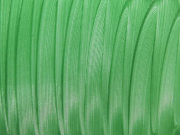 Lines of green paint strokes with volume effect — Stock Photo, Image