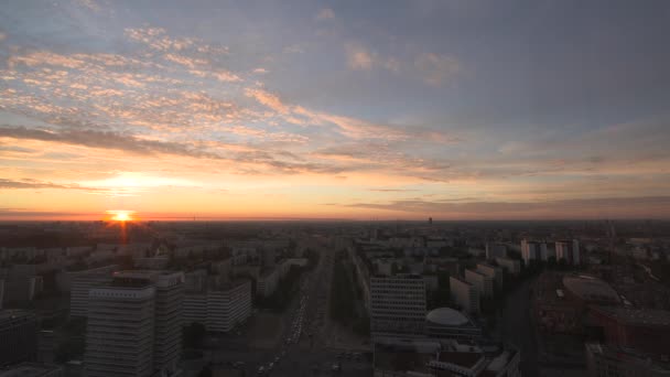 Berlijn Bij Zonsopgang Berlijn Ochtend Licht Met Uitzicht Het Zuiden — Stockvideo