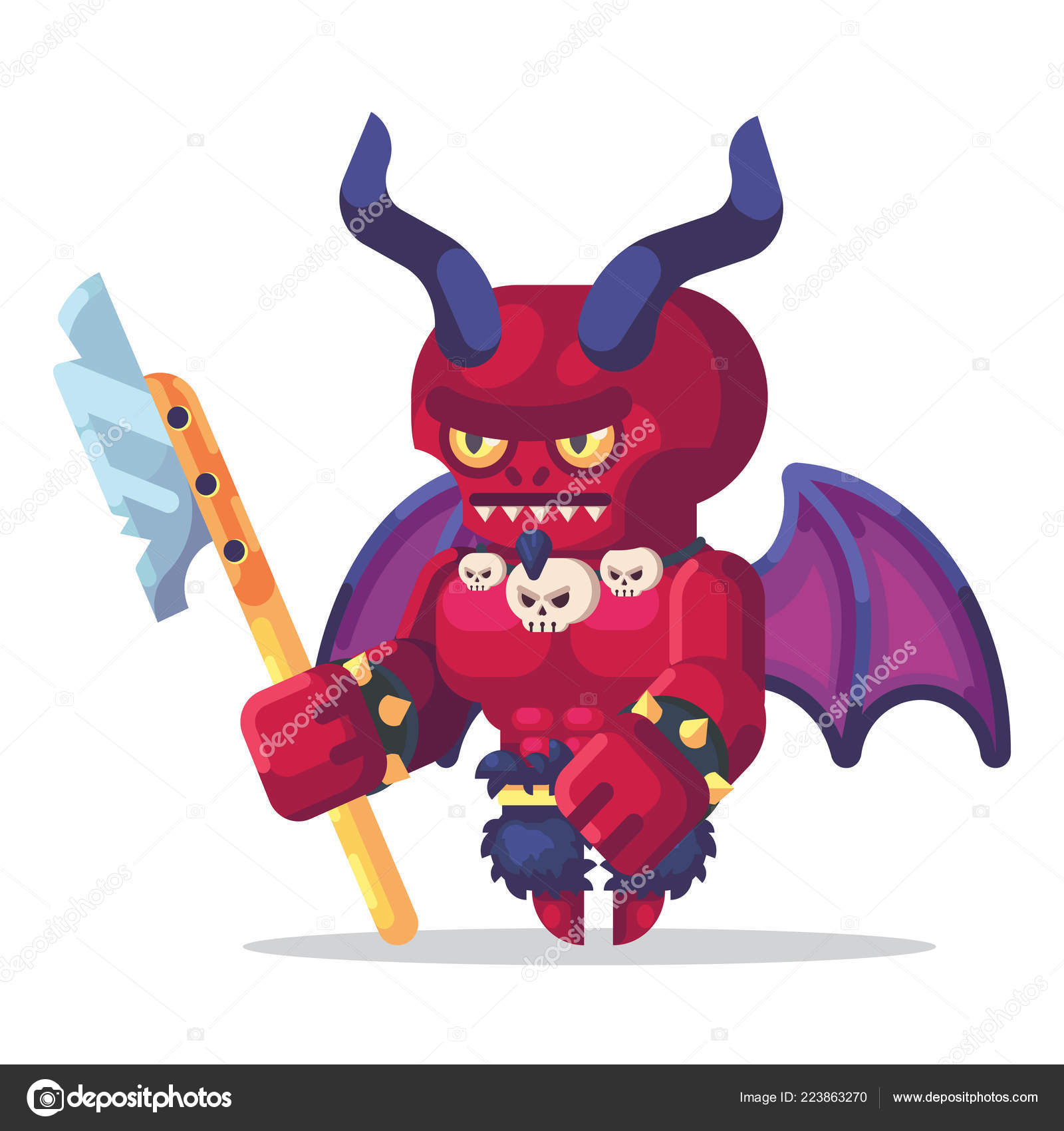 Jogar Carta Satanás. Conceptual Novo Cartão Diabo. Demônio Com Chifres  Vermelhos. Durante O Jogo Pega No Inferno Todos Os Personagens. Royalty  Free SVG, Cliparts, Vetores, e Ilustrações Stock. Image 46093133