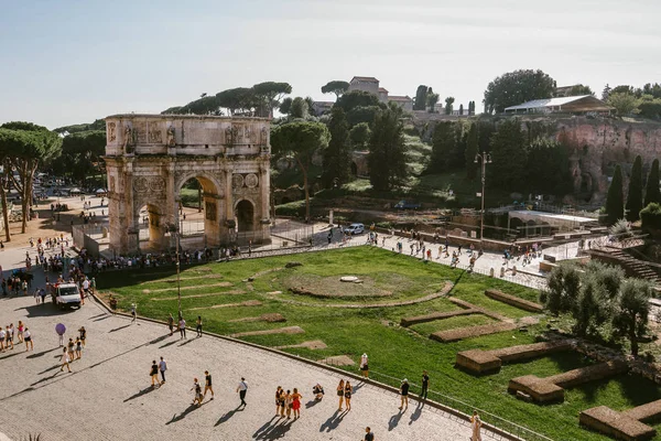 Roma Itália Setembro 2018 Arco Triunfal Constantino — Fotografia de Stock