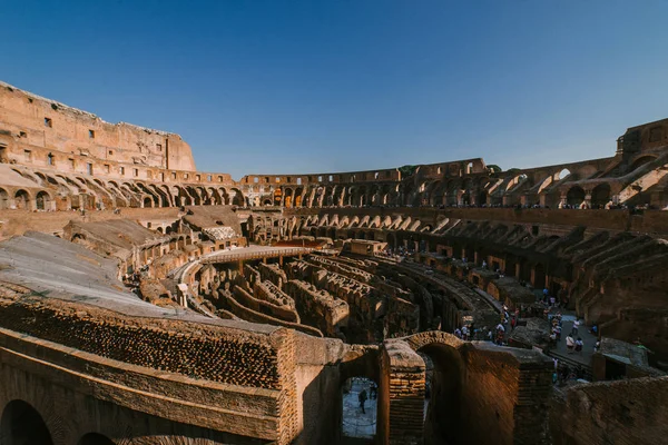 Roma Itália Setembro 2018 Vista Panorâmica Arena Coliseu — Fotografia de Stock