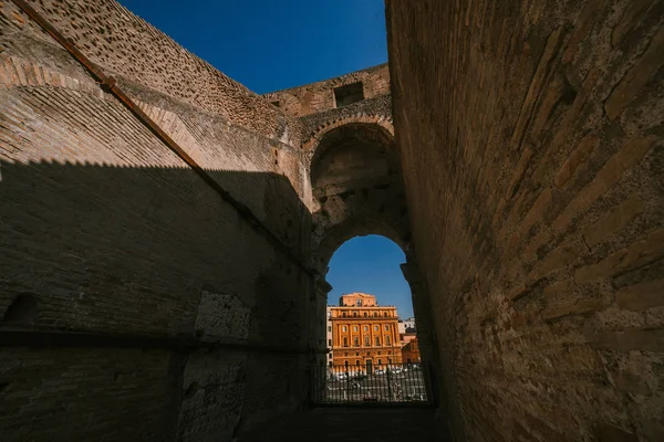 Roma Itália Setembro 2018 Arco Com Vista Para Cidade Dentro — Fotografia de Stock