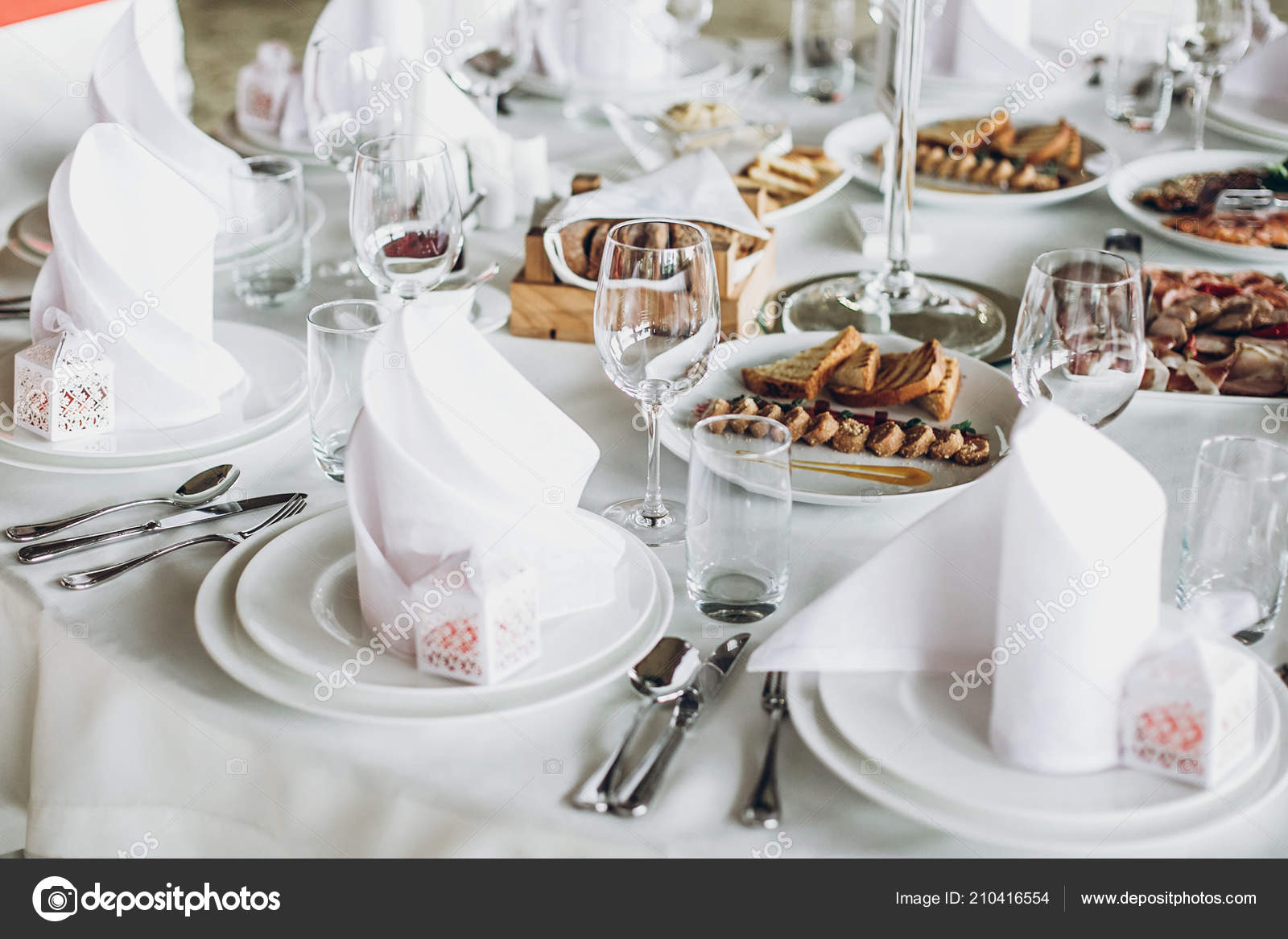 Luxury Catering Restaurant Wedding Reception Elegant Wedding Table