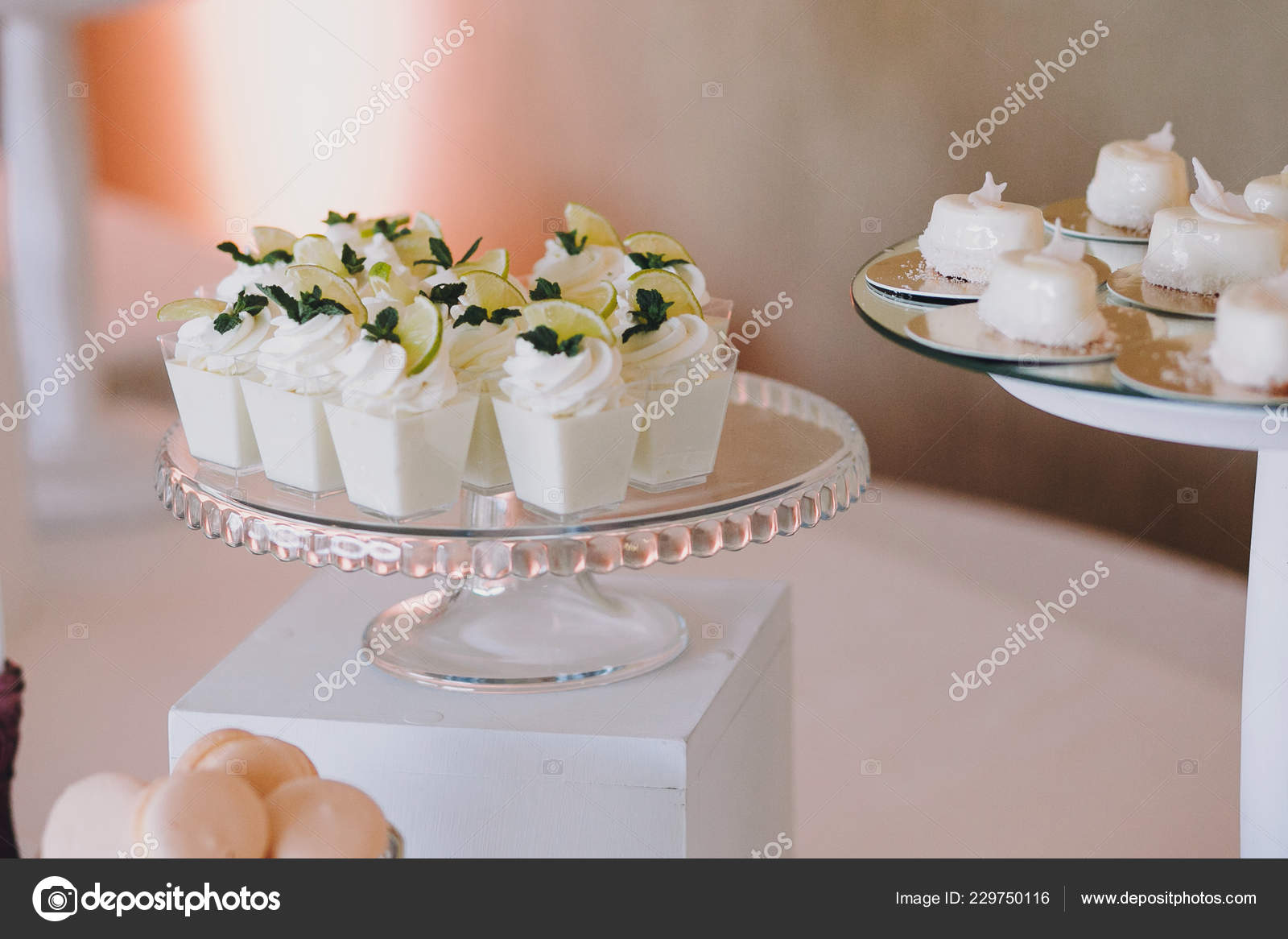 Delicious Desserts Sweets Table Party Wedding Reception White Pink