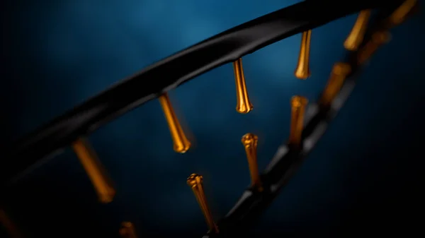 Illustrazione resa 3d del DNA Helix — Foto Stock