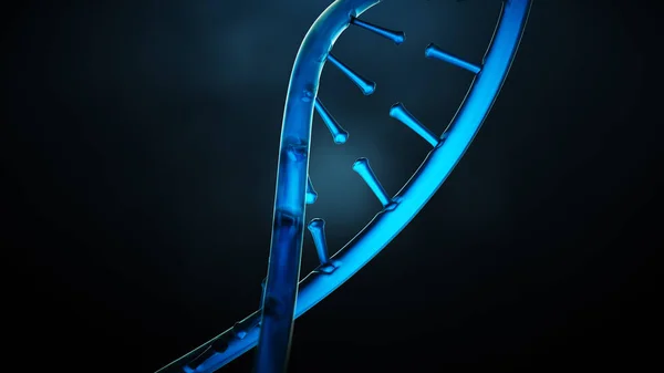 3d ilustração renderizada de dna hélice — Fotografia de Stock