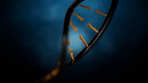 3d Dna Helix 의 삽화 — 스톡 사진