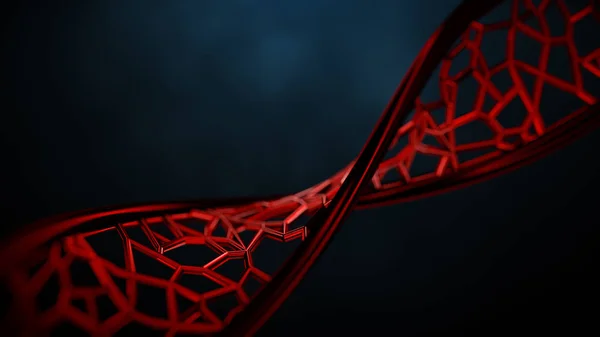 3d renderowana ilustracja Dna Helix — Zdjęcie stockowe