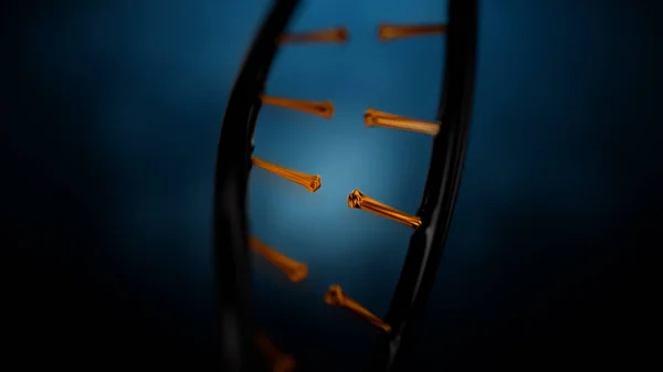 3D rendered illustration of DNA helix — Stock Photo, Image