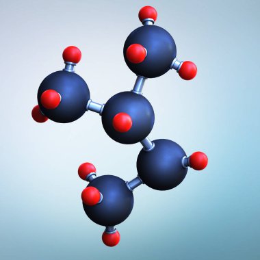 3D çizim molekülleri. Tıbbi geçmişi afiş için. Moleküler yapısı atom düzeyinde. Atomlar bacgkround