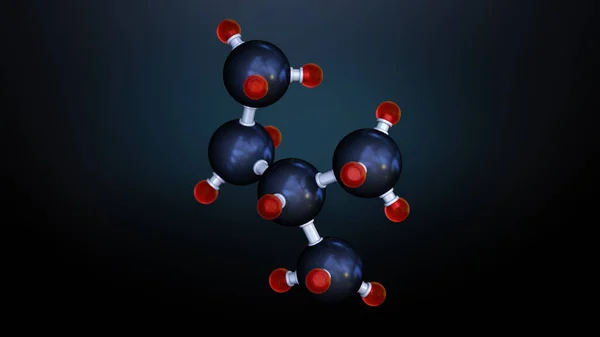 3D illustration molecules. Medical background for banner. Molecular structure at the atomic level. Atoms bacgkround — Stock Photo, Image