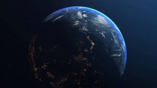 Planetoïde en aarde — Stockfoto