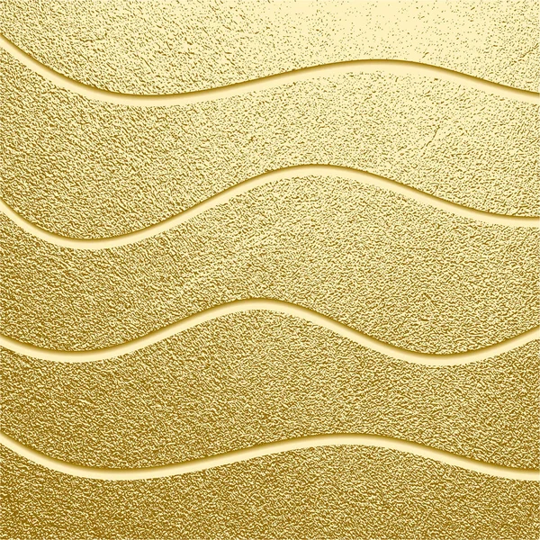 Texture Dorata Lucida Modello Metallo Astratto Sfondo Oro — Vettoriale Stock