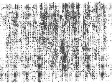 Sıkıntı, kir doku. Sadece desen sıkıntılı efekti oluşturmak için herhangi bir nesnenin üzerine yerleştirin. Vektör çizim. Grunge arka plan. Desen çatlaklar.