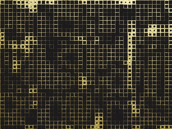 金色の光沢のある質感 ゴールドの抽象的な背景 ベクトルの図 モノクロのテクスチャー 幾何学的なパターン — ストックベクタ