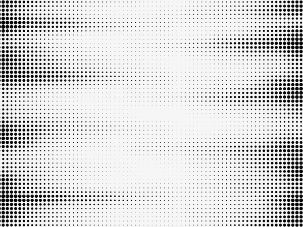 Halftone Illustrator Dots Background Black White Geometric Pattern Abstract Vector — Stock Vector