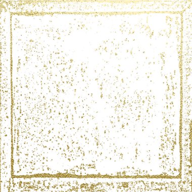 Altın doku. Akmak altın arka plan. Sıkıntı, kir doku. Sadece desen sıkıntılı efekti oluşturmak için herhangi bir nesnenin üzerine yerleştirin. Vektör çizim. Grunge arka plan. Desen çatlaklar.