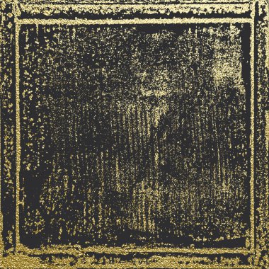 Altın doku. Akmak altın arka plan. Sıkıntı, kir doku. Sadece desen sıkıntılı efekti oluşturmak için herhangi bir nesnenin üzerine yerleştirin. Vektör çizim. Grunge arka plan. Desen çatlaklar.